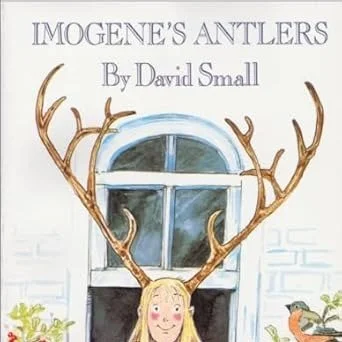 What would you do if you woke up one morning with antlers? Let's read "Imogene's Antlers" by David Small published in 1985 and think about how to make the best of our unique talents!