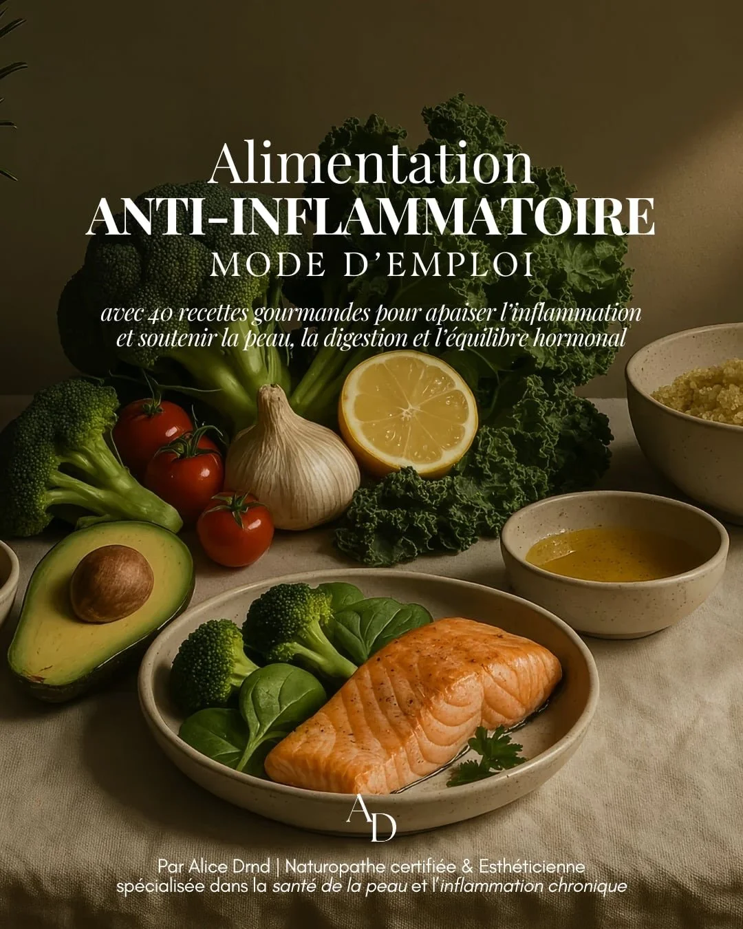 Et si votre assiette pouvait devenir votre meilleur alli&eacute; contre l&rsquo;inflammation ? 💥

Il y a quelques ann&eacute;es, je ne pensais pas que ce que je mangeais pouvait autant impacter mon corps et ma peau.
Acn&eacute;, rosac&eacute;e, trou