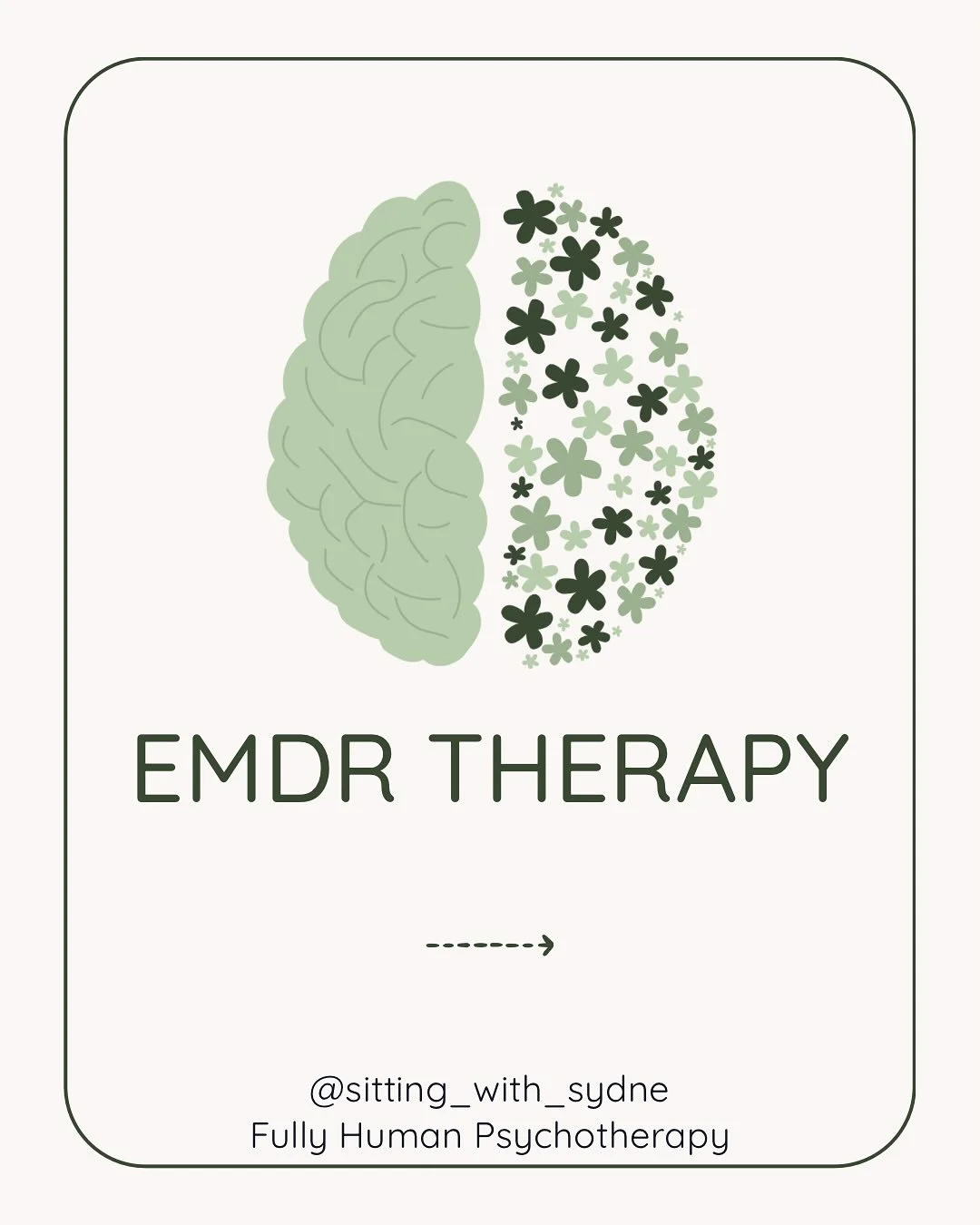 💭💬🗯️ let&rsquo;s get into EMDR!

I feel so grateful to have been able to get certified in this modality and add it to my tool belt. 

Biggggg fan of anything and everything that can reduce suffering and this really is one of those things🤍

.
.
.

