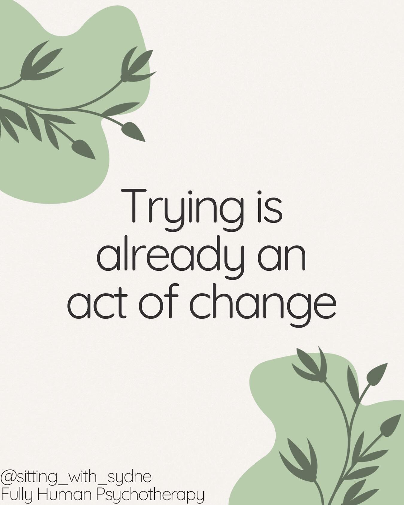 💭💬🗯️ everything starts with trying.

Any growth, any change, any switch to make our lives better starts with trying. 

Be brave enough to try🤍

.
.
. 
#therapist #therapy #mentalhealth #mentalhealthawareness #counseling #selfcare #psychology #men
