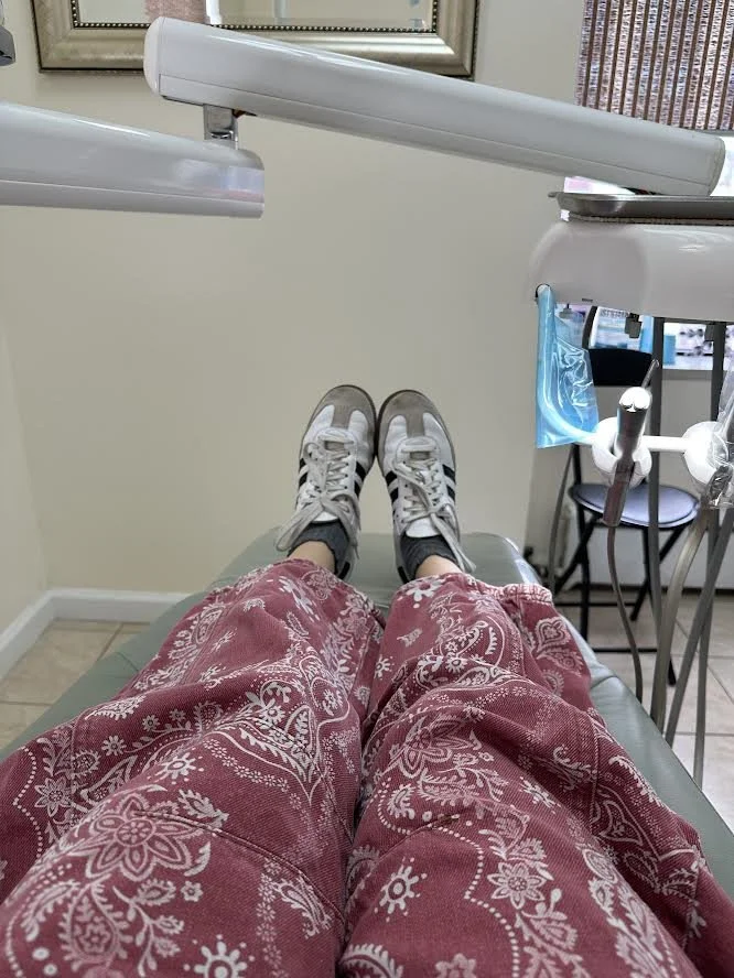 The dentist; tears and triumph.