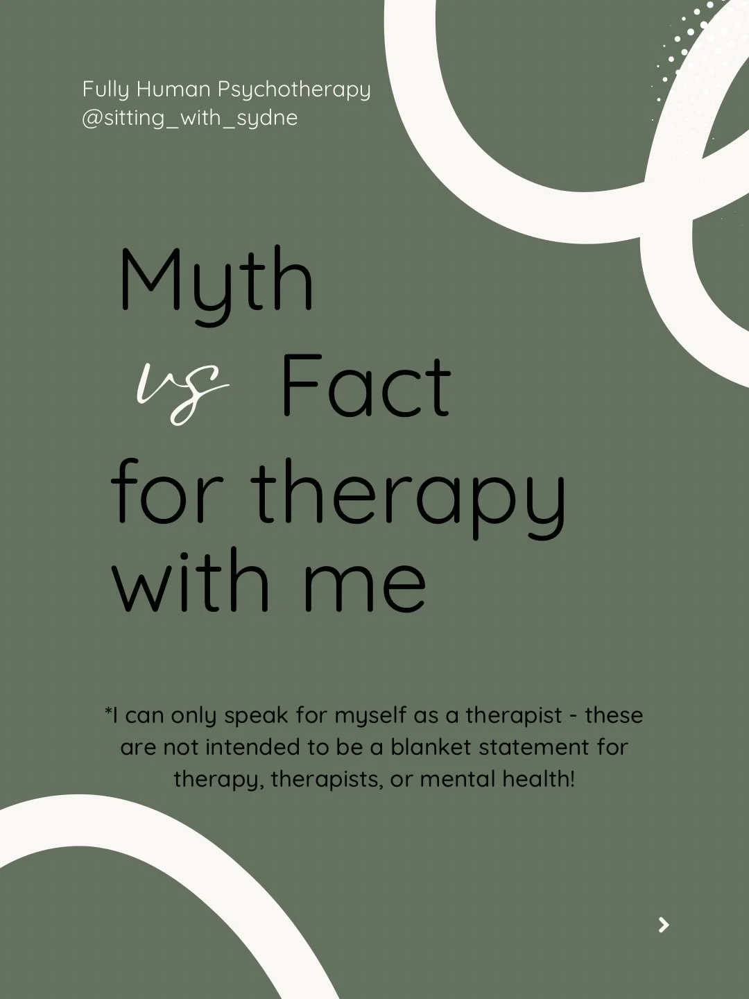 💭💬🗯️

The more you know 💥 

.

.

.

#therapy #mythvsfact #mentalhealth #therapist #healing