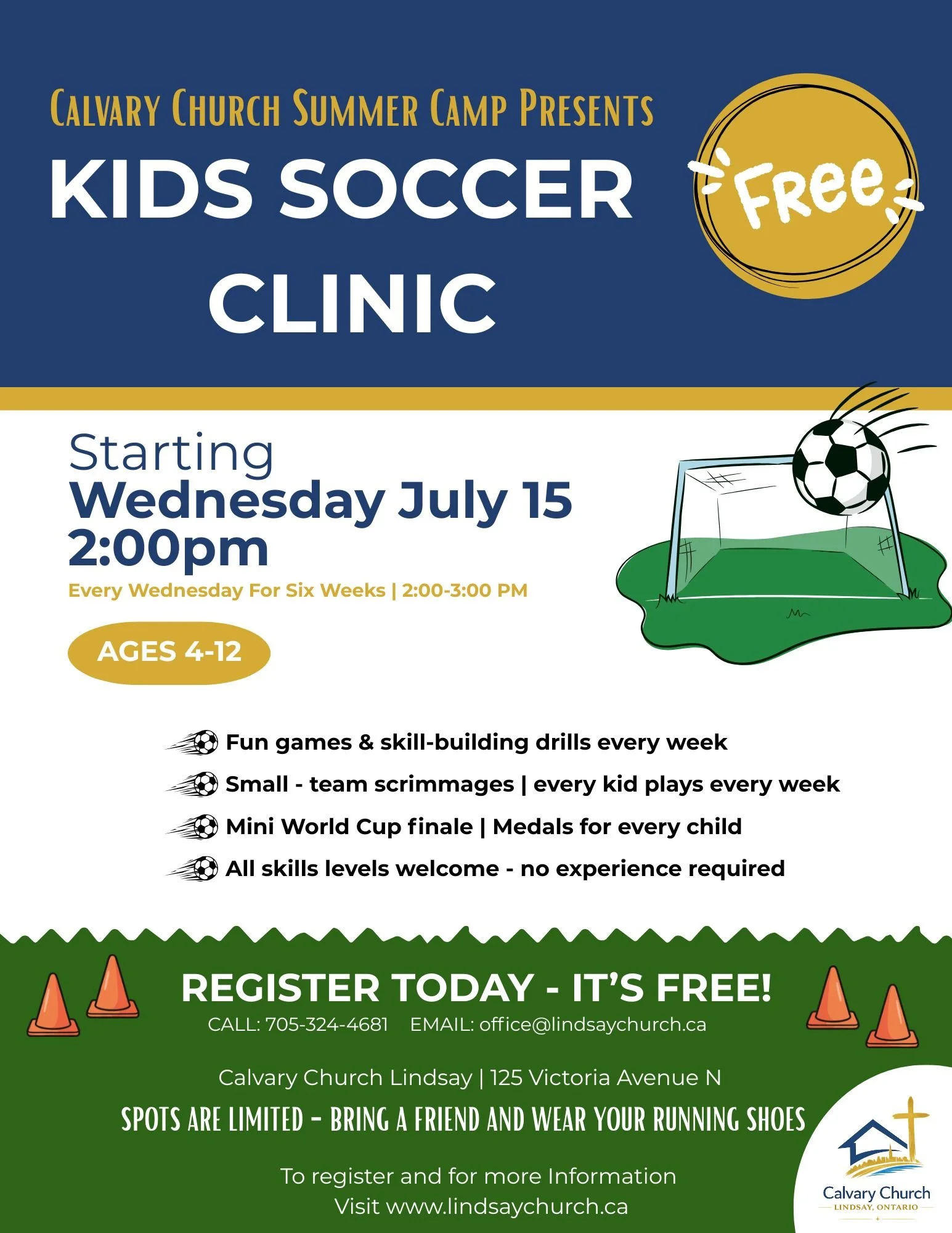 Free Kids Soccer Clinic