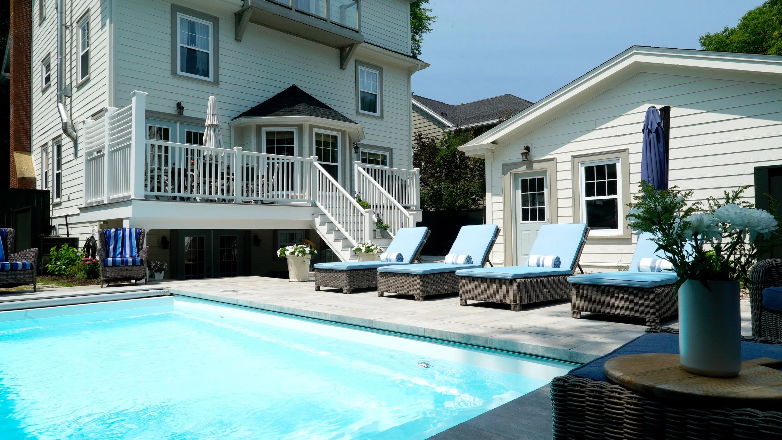 Composite pool deck