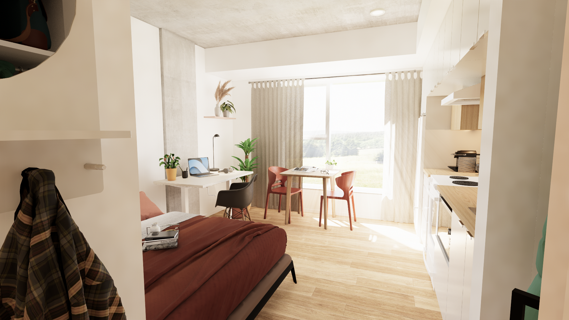 Chambre logement étudiant - projet Fonds Clé