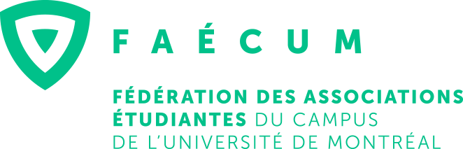 Logo de la Fédération des Associations Étudiantes du Campus de l'Université de Montréal.