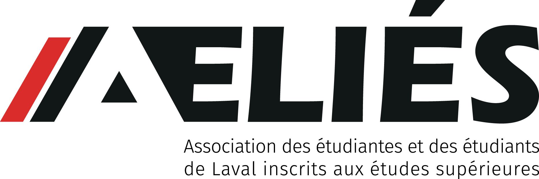 Logo de l'Association des étudiants et étudiantes de Laval inscrits aux études supérieures