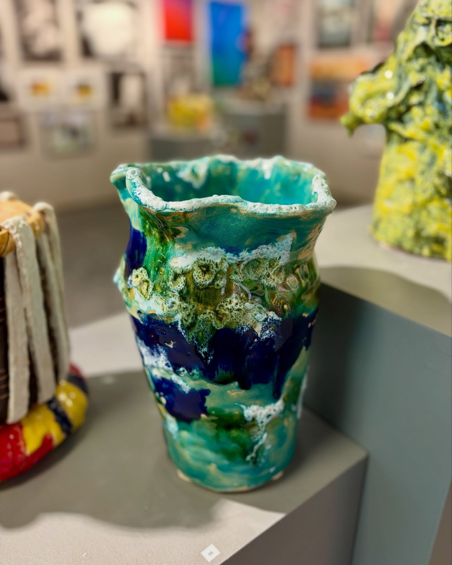 More work in the student show @sunysflk 

I have three ceramic sculptures and two paintings now on exhibit in the The Flecker Gallery on the Ammerman Campus of Suffolk County Community College @sunysflk for the 2025 Annual Juried Student Art Exhibiti