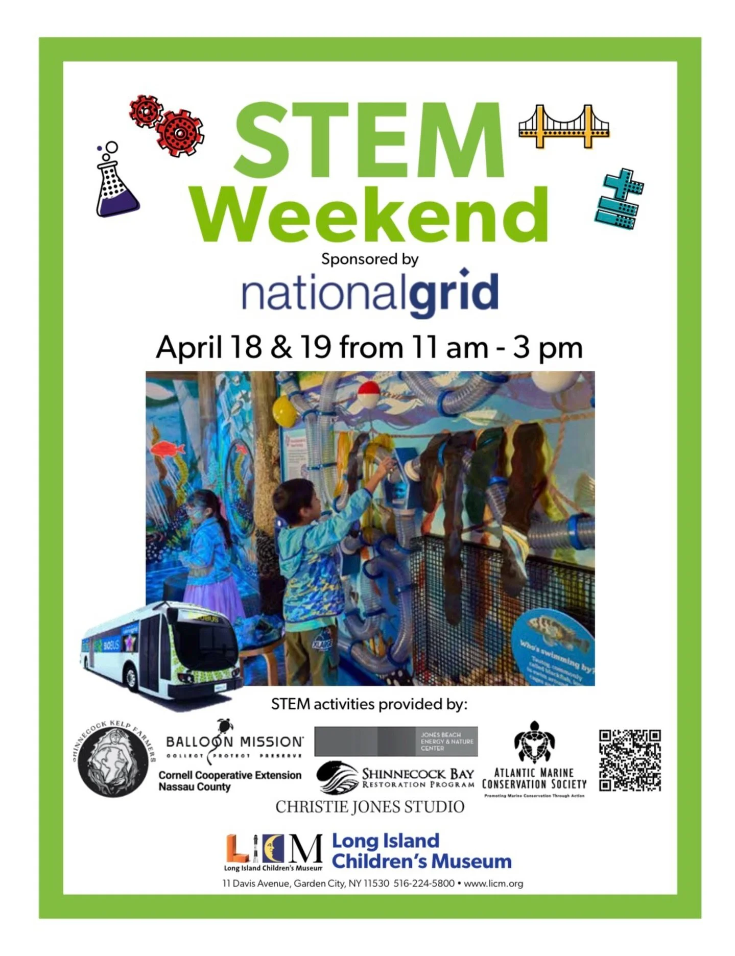 I am so excited to join @longislandchildrensmuseum for their STEM WEEKEND and bring the ART component to make it STEAM!

Merging art and science in an engaging way is central to my process. Sharing the excitement of making paint from rocks in a hands