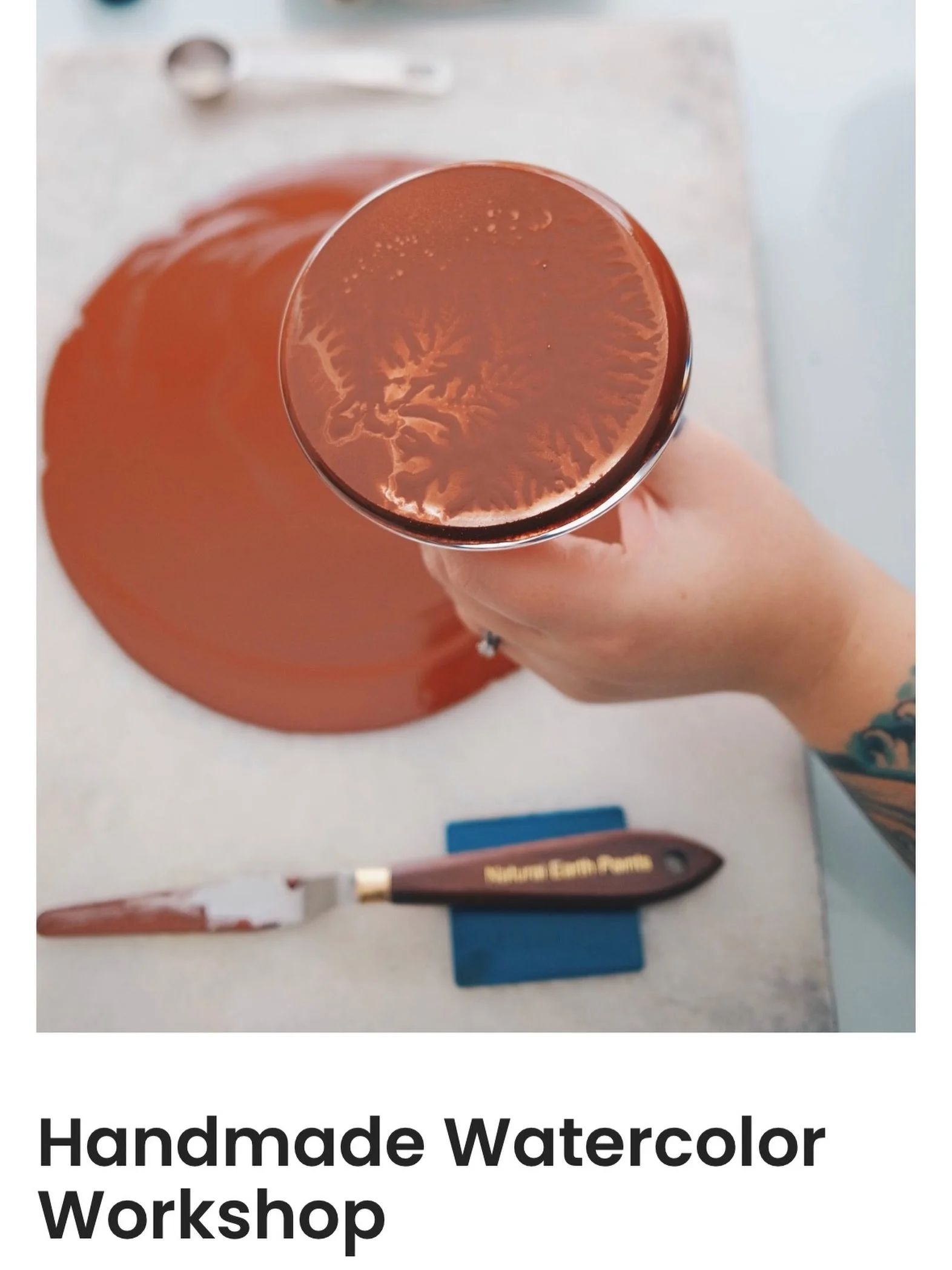 Join us for a hands-on watercolor workshop inspired by the grounds of the Nassau County Museum of Art. Participants will paint using handmade, sustainable earth pigments while exploring the preserve&rsquo;s unique colors and textures. 

The workshop 