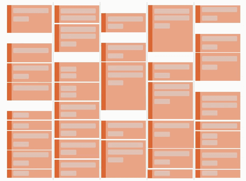 A detailed diagram or flowchart with multiple orange-shaded rectangular boxes connected by lines, likely representing a process, hierarchy, or organizational structure.