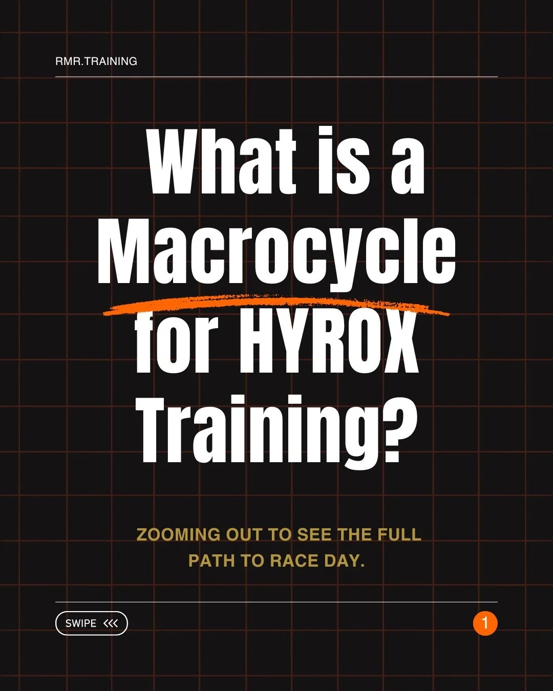Your Macrocycle is your full plan. This is your north start in training. Have a goal and build a program to nail it. 

#hyrox #hyroxtraining #podcasts