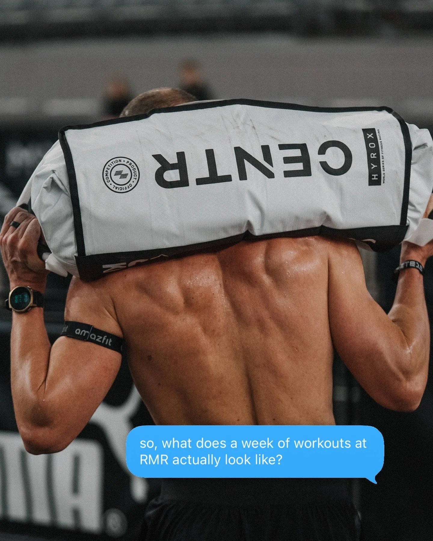 Ever wondered what a typical week of workouts looks like when training with RMR? Well, wonder no more&hellip;

Here is a snapshot of a typical week of training on the RMR 12 week Hyrox programme. 

Whether you&rsquo;re an experienced athlete, or just