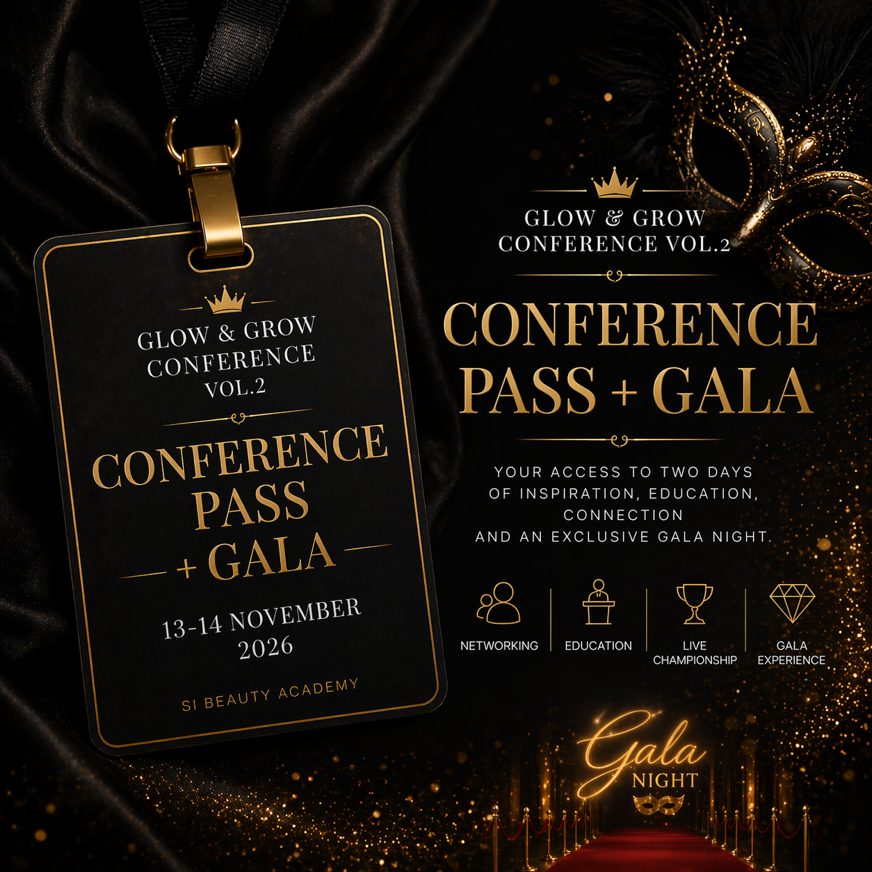 Conference Pass + Gala