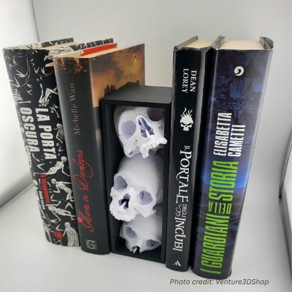 Skull Book Nook by Venture3DShop