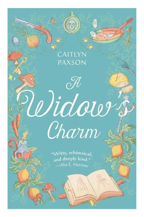 Book cover of A Widow's Charm by Caitlyn Paxson