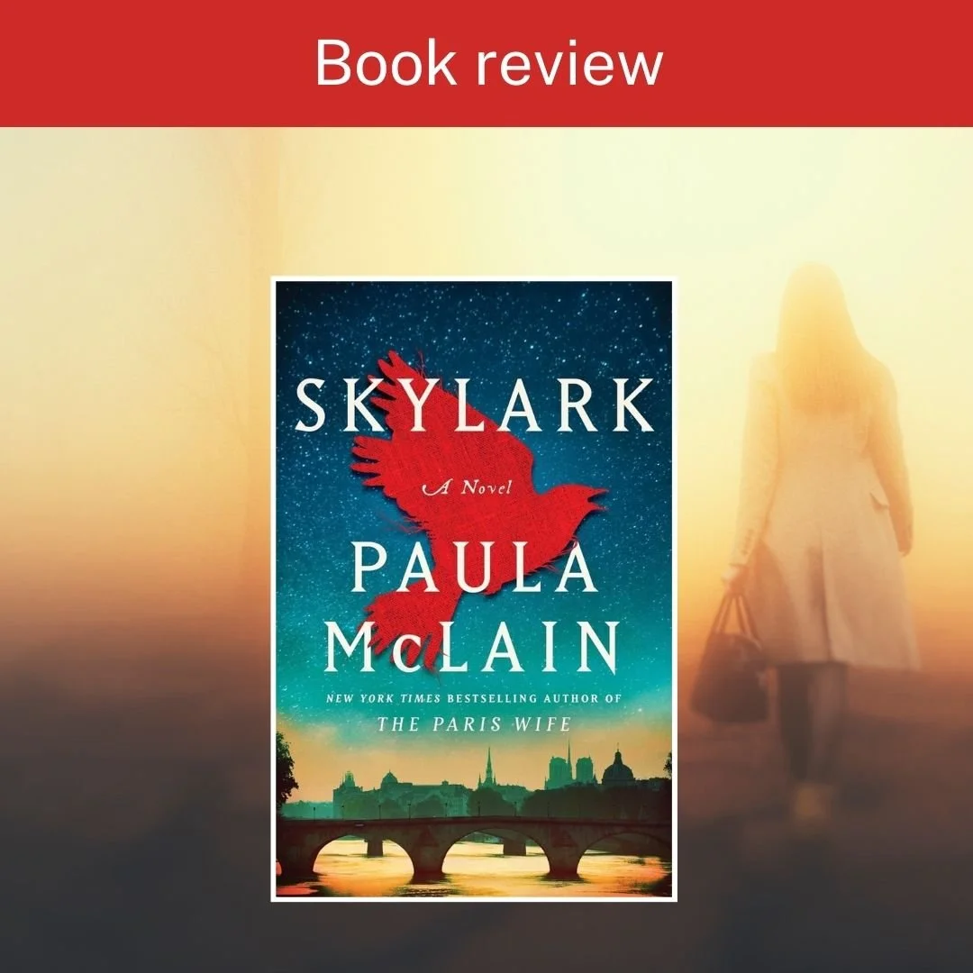 Woman walking away. Book cover of Skylark by Paula McLain