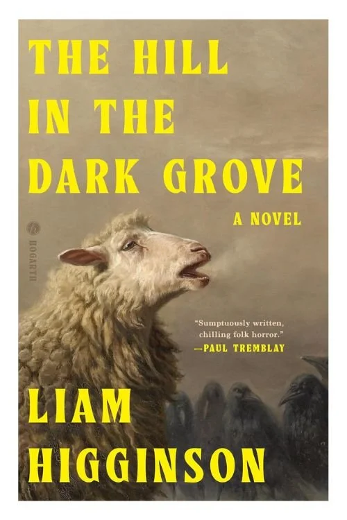Book cover of The Hill in the Dark Grove by Liam Higginson