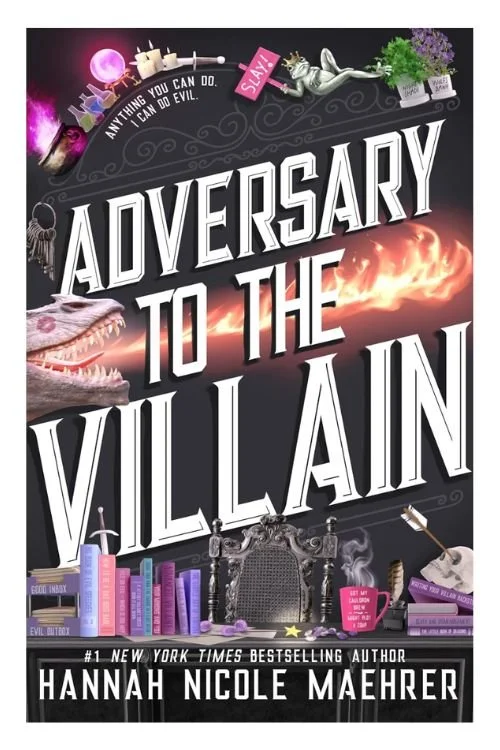 Book cover of Adversary to the Villain by Hannah Nicole Maehrer