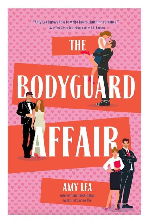 Book cover of The Bodyguard Affair by Amy Lea