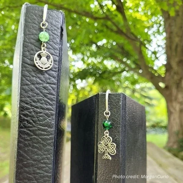 Irish bookmark charms