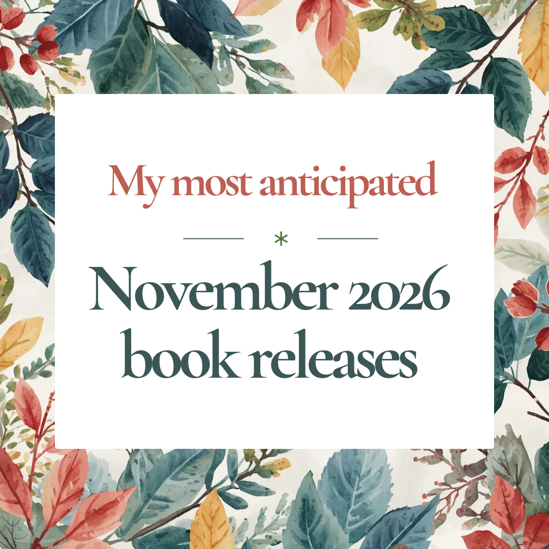 November 2026 upcoming books
