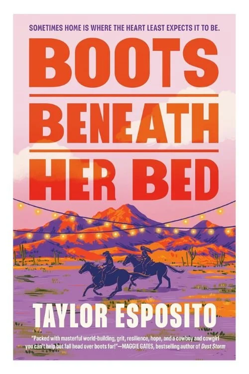 Book cover of Boots Beneath Her Bed by Taylor Esposito