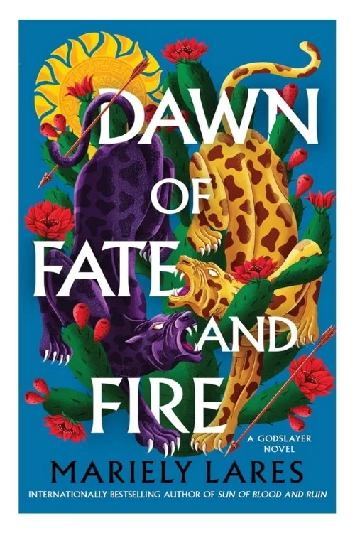 Book cover of Dawn of Fate and Fire by Mariely Lares