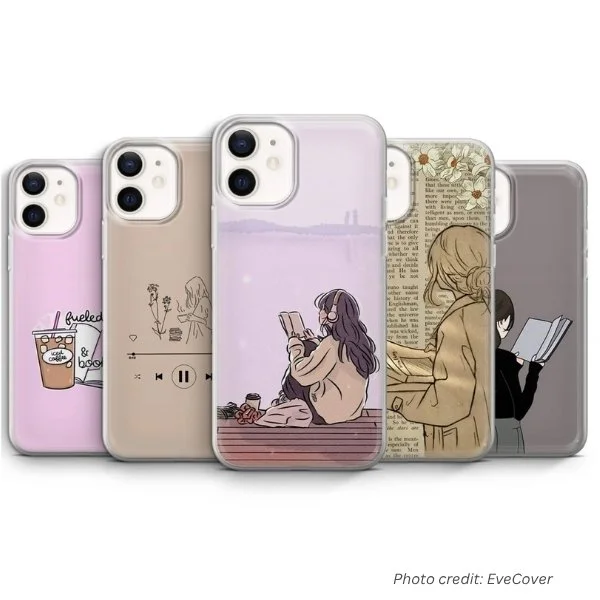 Book Girl Phone Case by EveCover