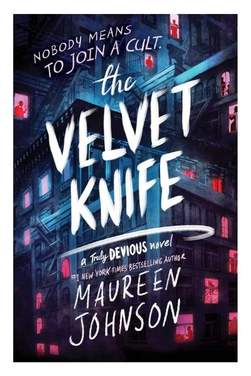 Book cover of The Velvet Knife by Maureen Johnson