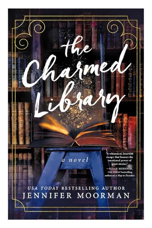 Book cover of The Charmed Library by Jennifer Moorman