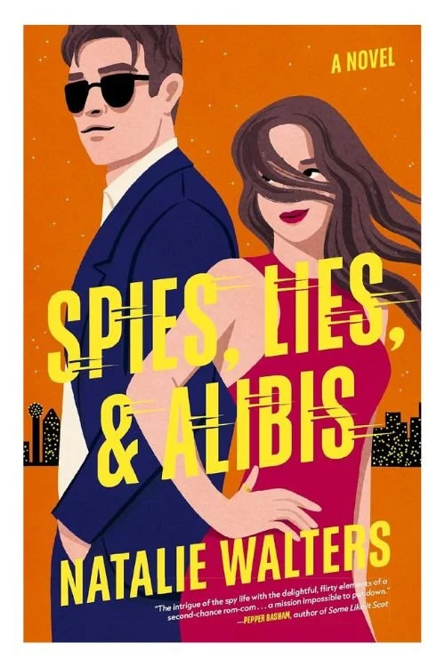 Book cover of Spies, Lies, and Alibis by Natalie Walters