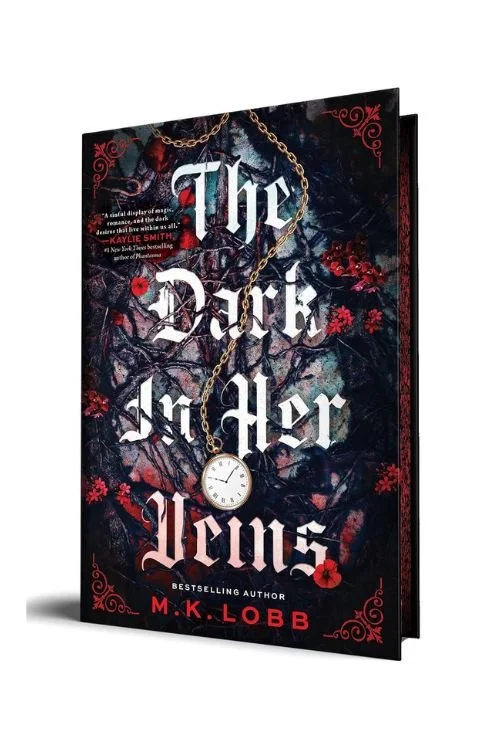 Book cover of The Dark in Her Veins by M.K. Lobb
