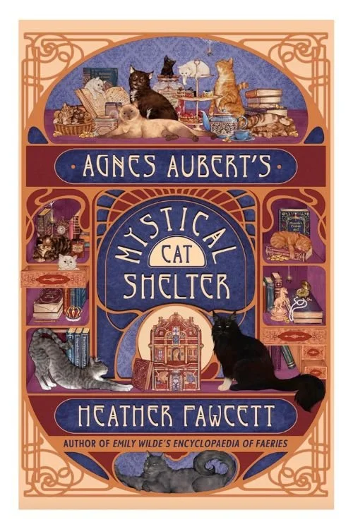 Book cover of Agnes Aubert’s Mystical Cat Shelter by Heather Fawcett