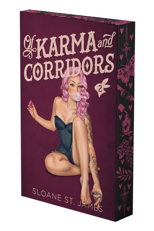 Book cover of Of Karma And Corridors by Sloane St. James
