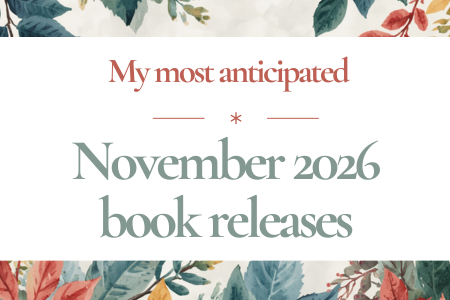 Most anticipated November 2026 book releases