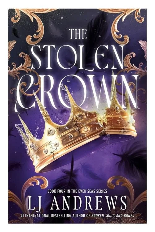 Book cover of The Stolen Crown by L J Andrews