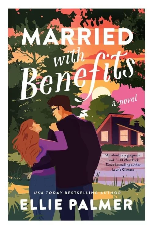 Book cover of Married With Benefits by Ellie Palmer