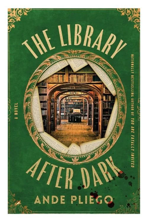 Book cover of The Library After Dark by Ande Pliego