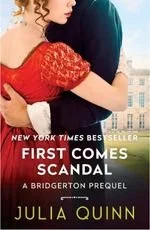Book cover of First Comes Scandal