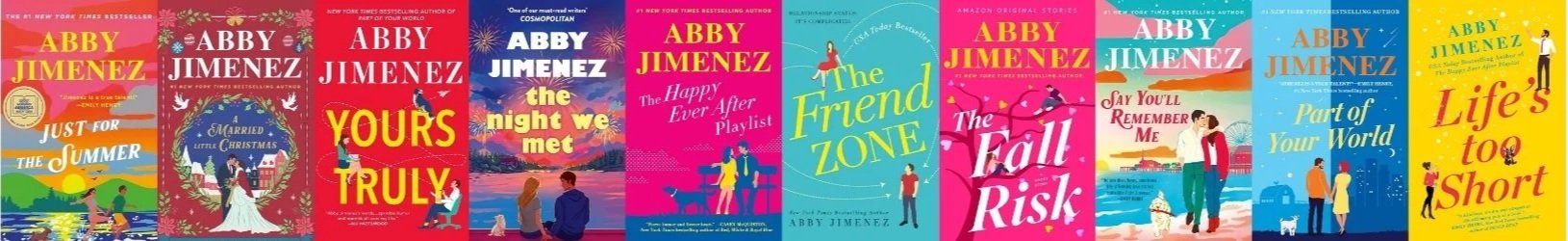 Several Abby Jimenez books