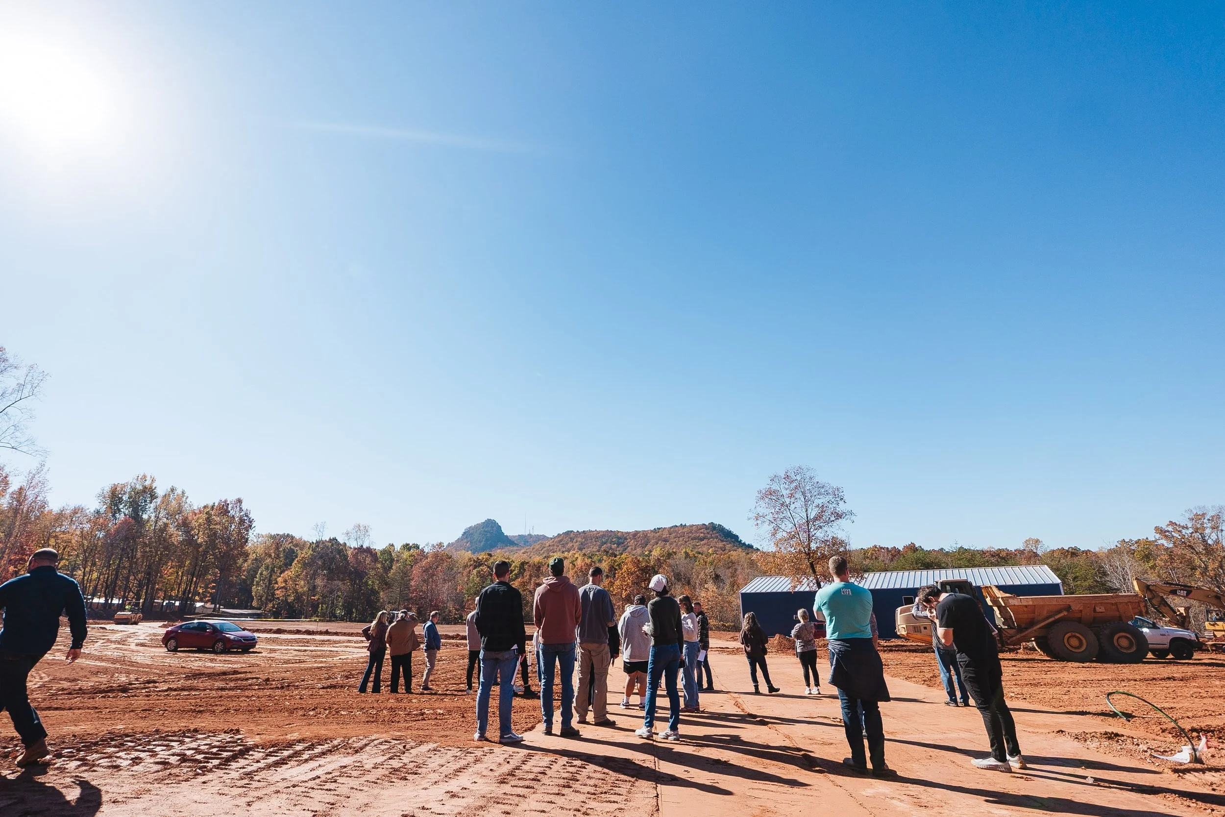 View of Crowders Mountain