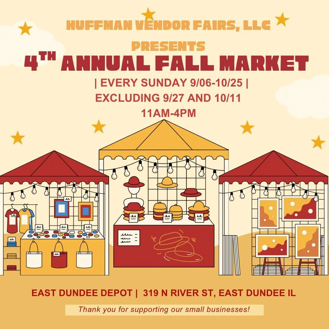 Fall Market at East Dundee Depot 