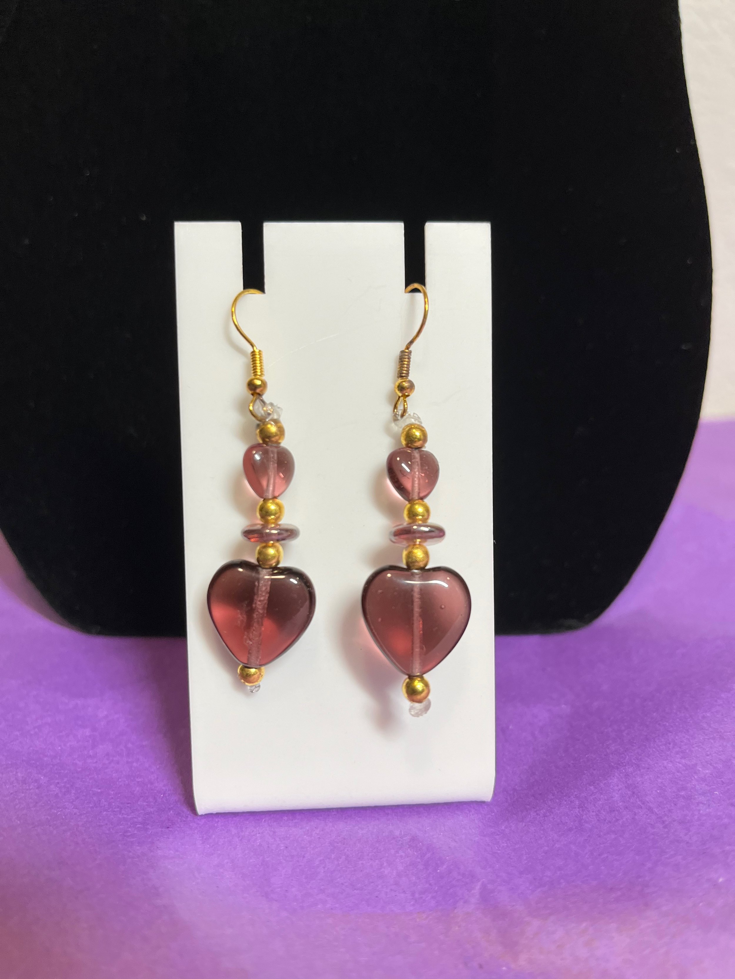 Red "Heart" Earrings