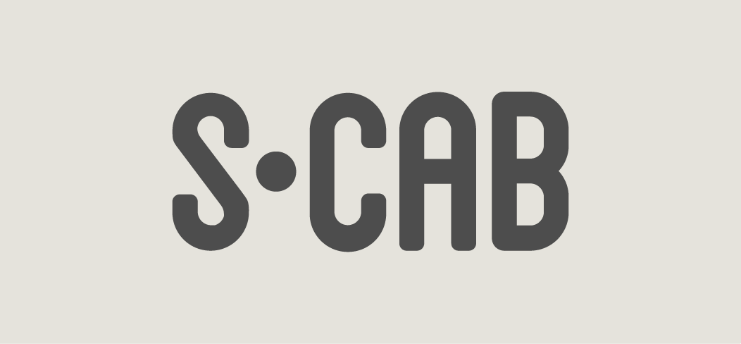 S·CAB logo on a light background.
