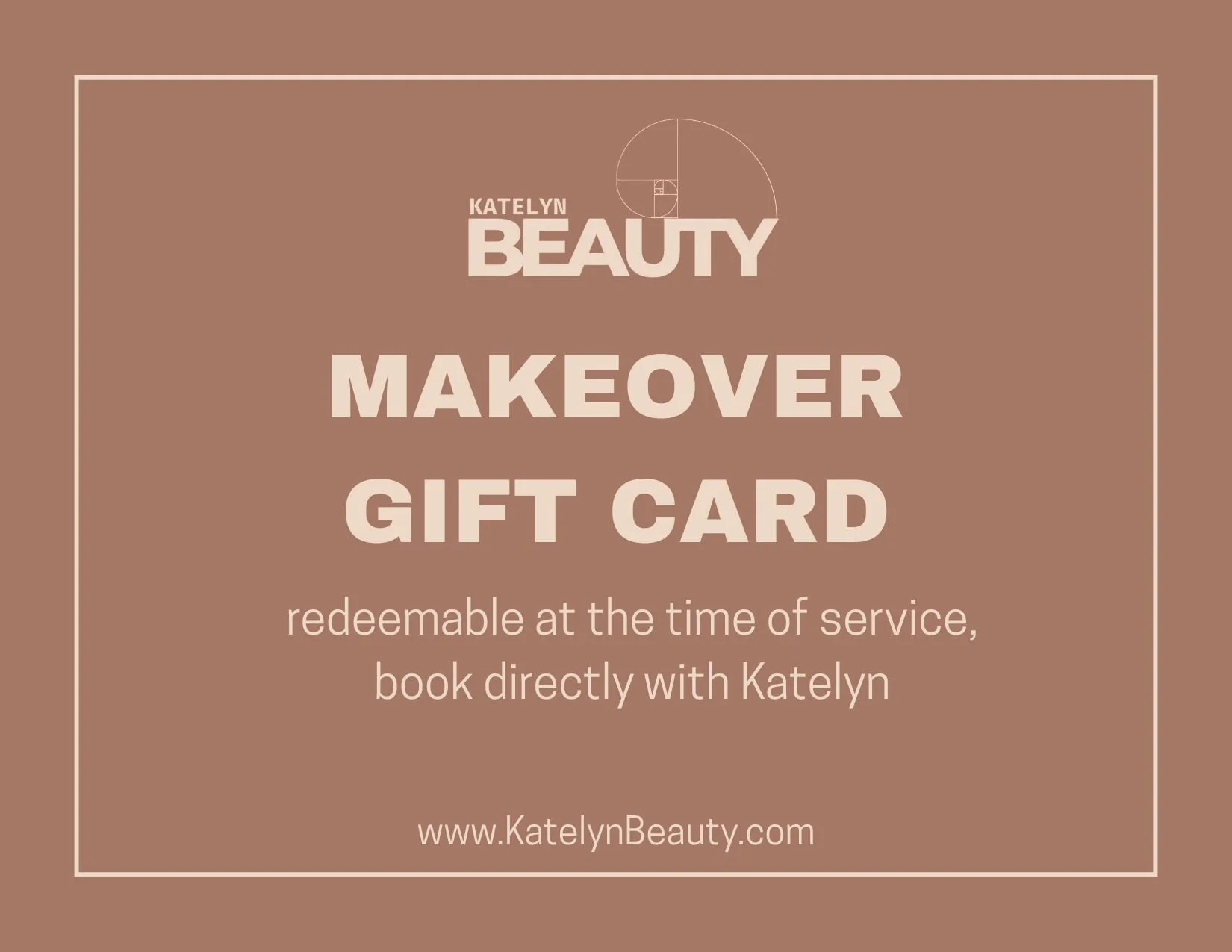 Makeover Gift Card