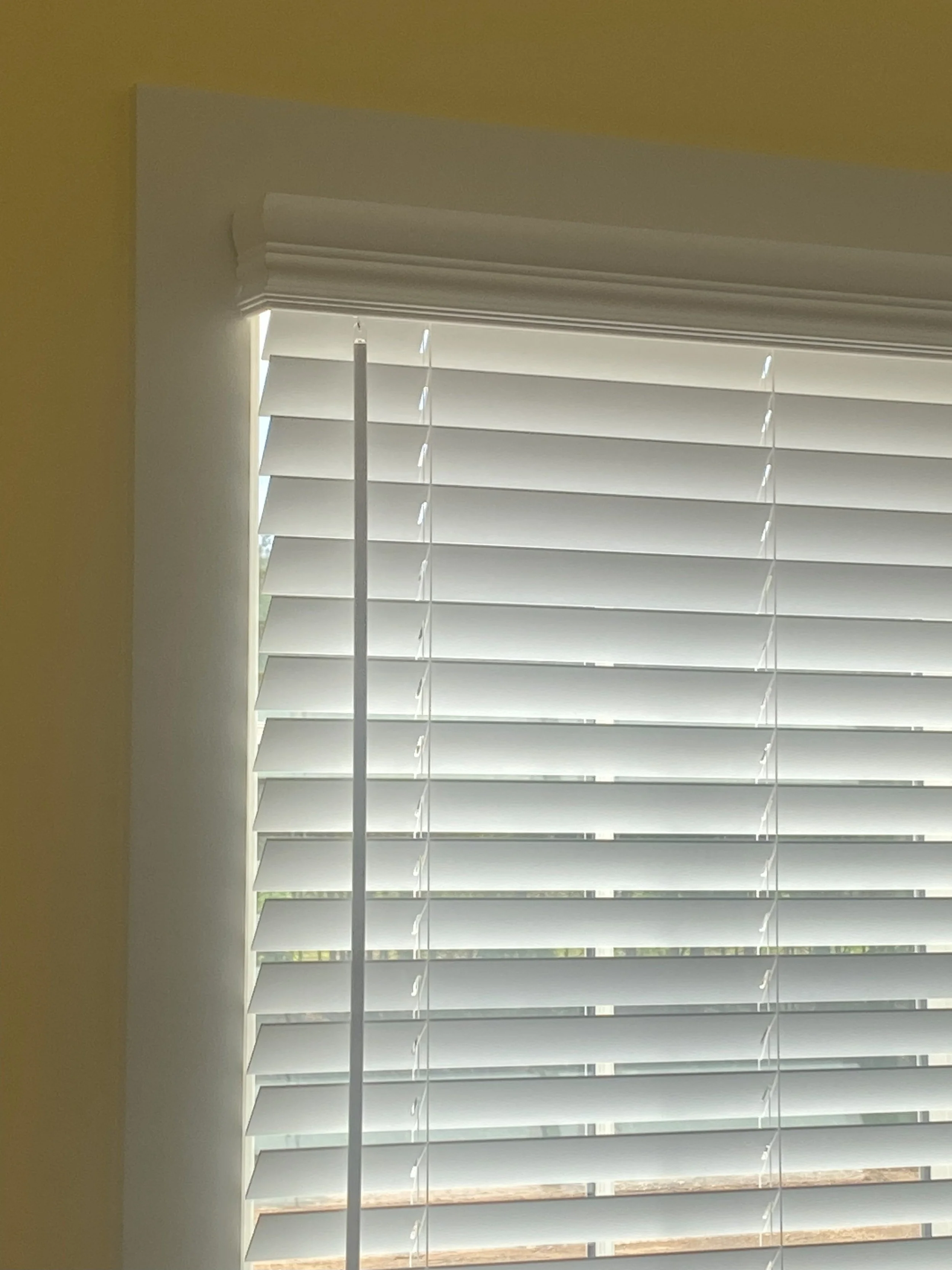Wand Tilt with Crown Royal Valance and Flush Returns