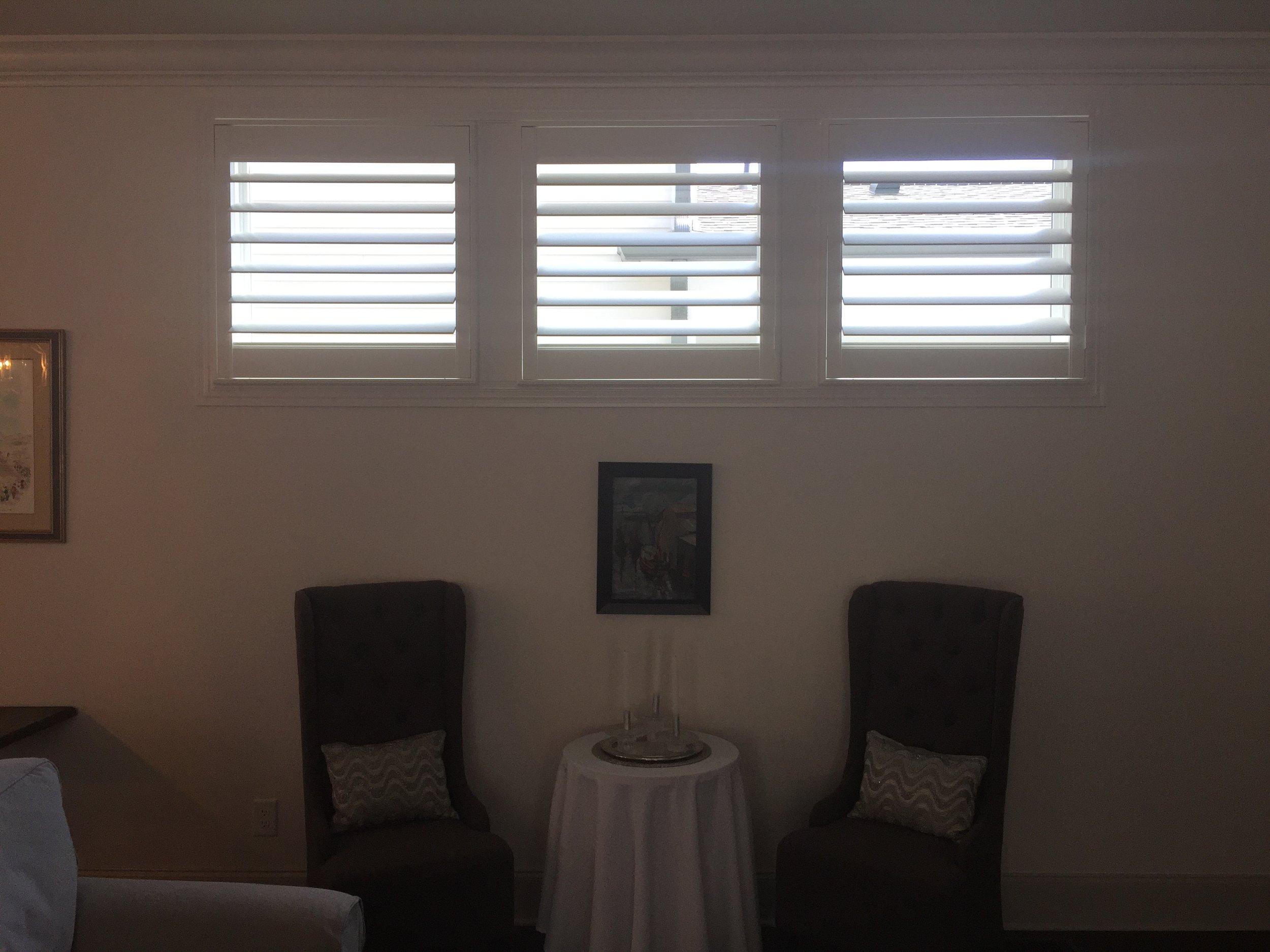 Hidden Tilt 3 square Plantation Shutters