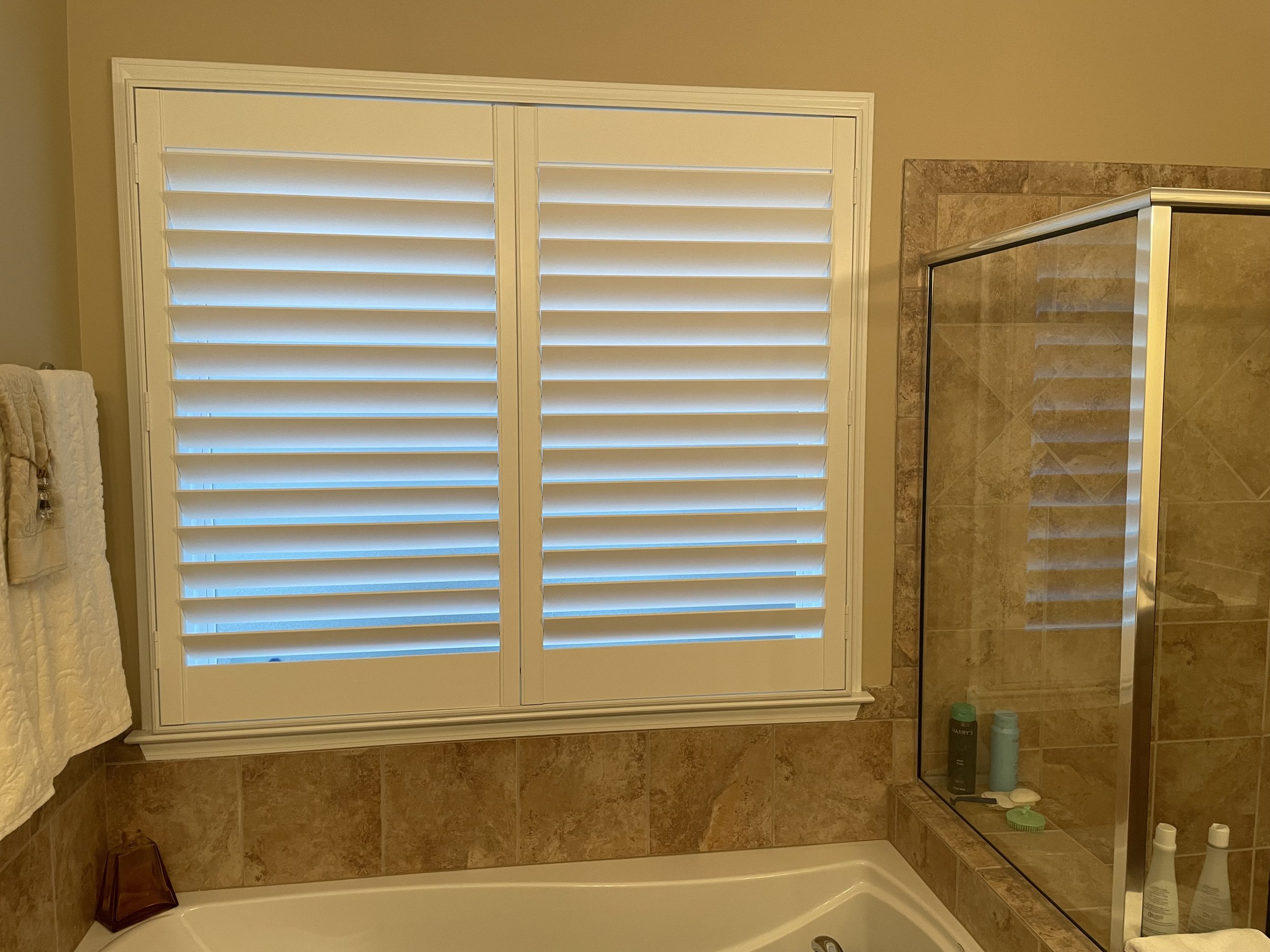 Hidden tilt shutters