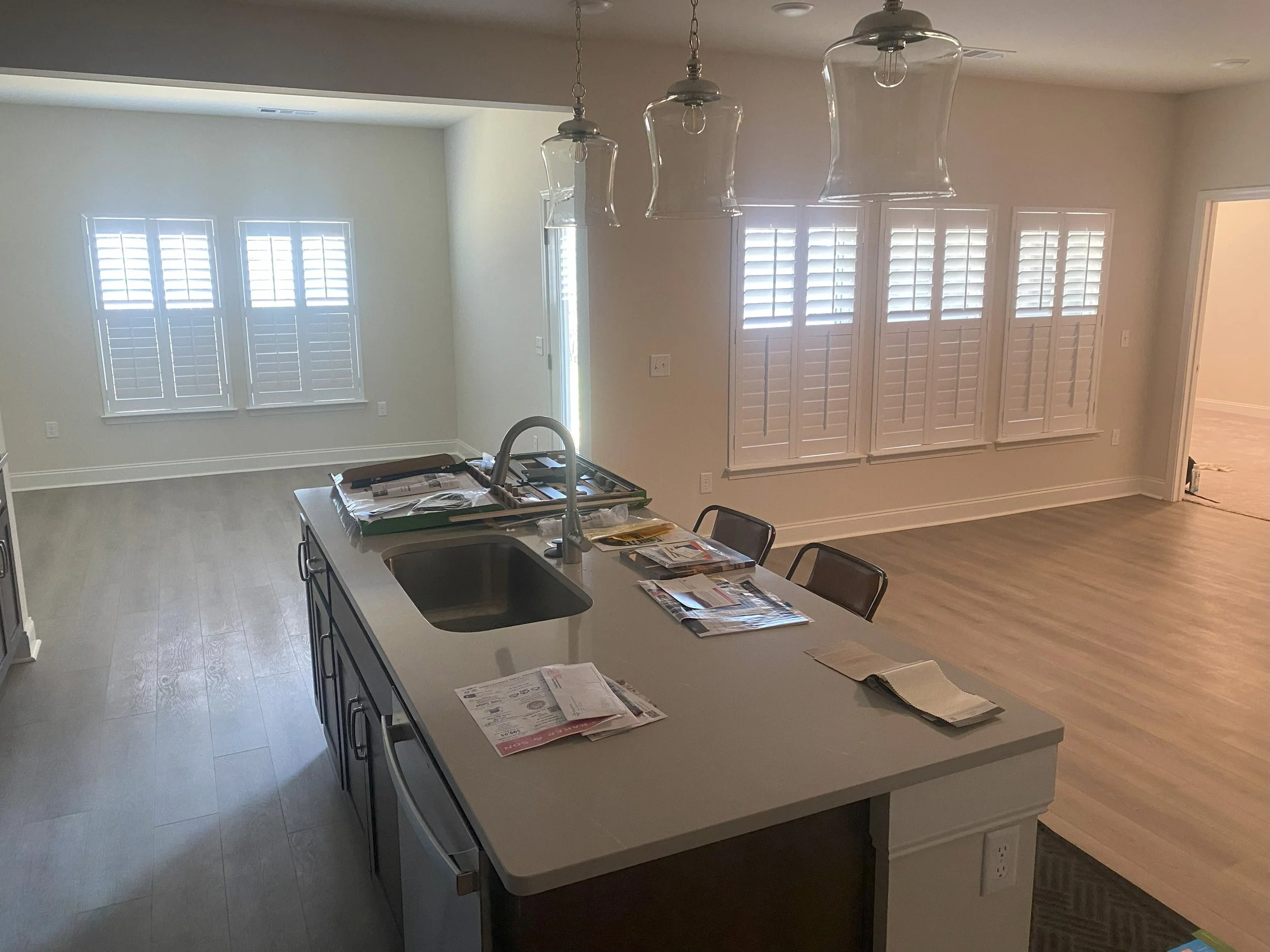 Before Move in Plantation Shutters - 3 weeks